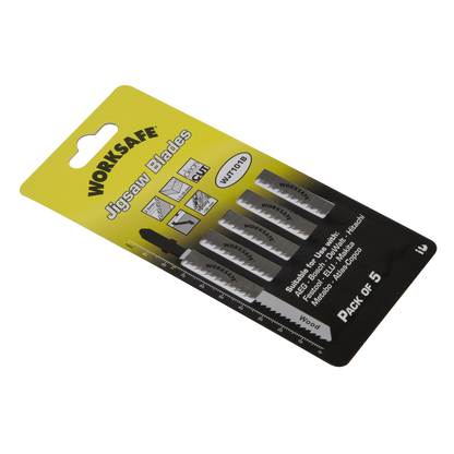 Sealey 75mm 10tpi Jigsaw Blade Wood & Plastics - Pack of 5 WJT101B