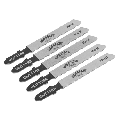 Sealey 55mm 21tpi Jigsaw Blade Metal - Pack of 5 WJT118A