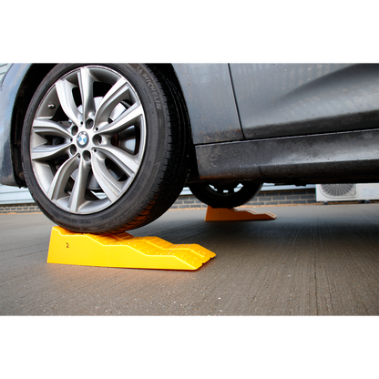 Sealey 3-Stage Levelling Ramps - 2.5tonne Capacity per Ramp 5tonne Capacity per Pair WL301