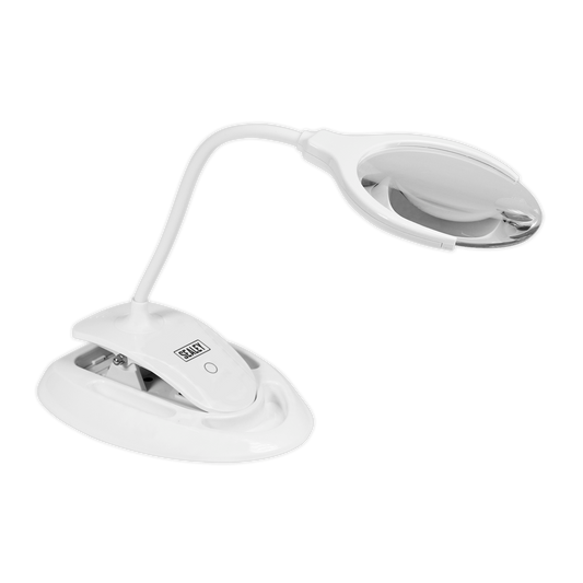 Sealey 6 SMD LED Dimmable Rechargeable Dual Mounting Magnifying Work Light WL63/8D