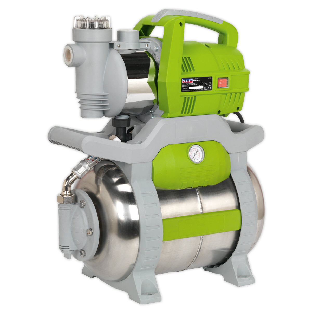 Sealey 55L/min Stainless Steel Surface Mounting Booster Pump 230V WPB062S