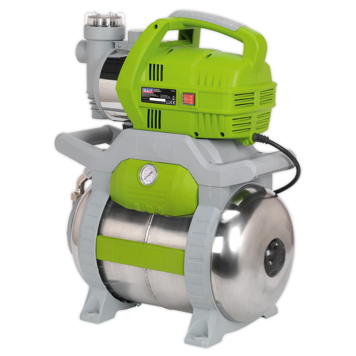 Sealey 55L/min Stainless Steel Surface Mounting Booster Pump 230V WPB062S