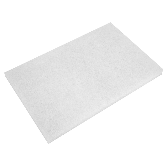 Sealey 12 x 18 x 1" White Polishing Pads - Pack of 5 WPP1218