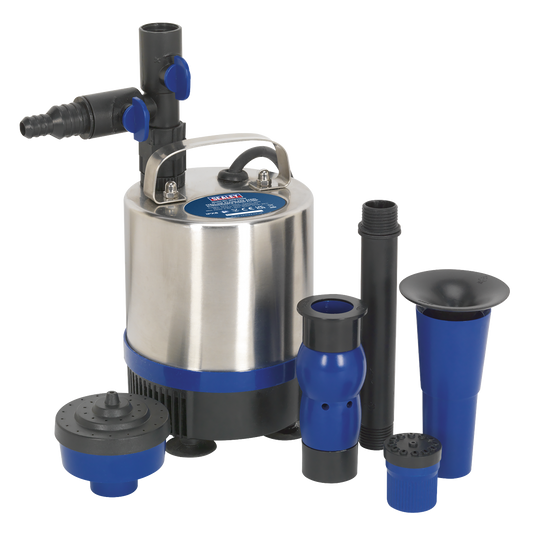Sealey 1750L/hr Stainless Steel Submersible Pond Pump WPP1750S