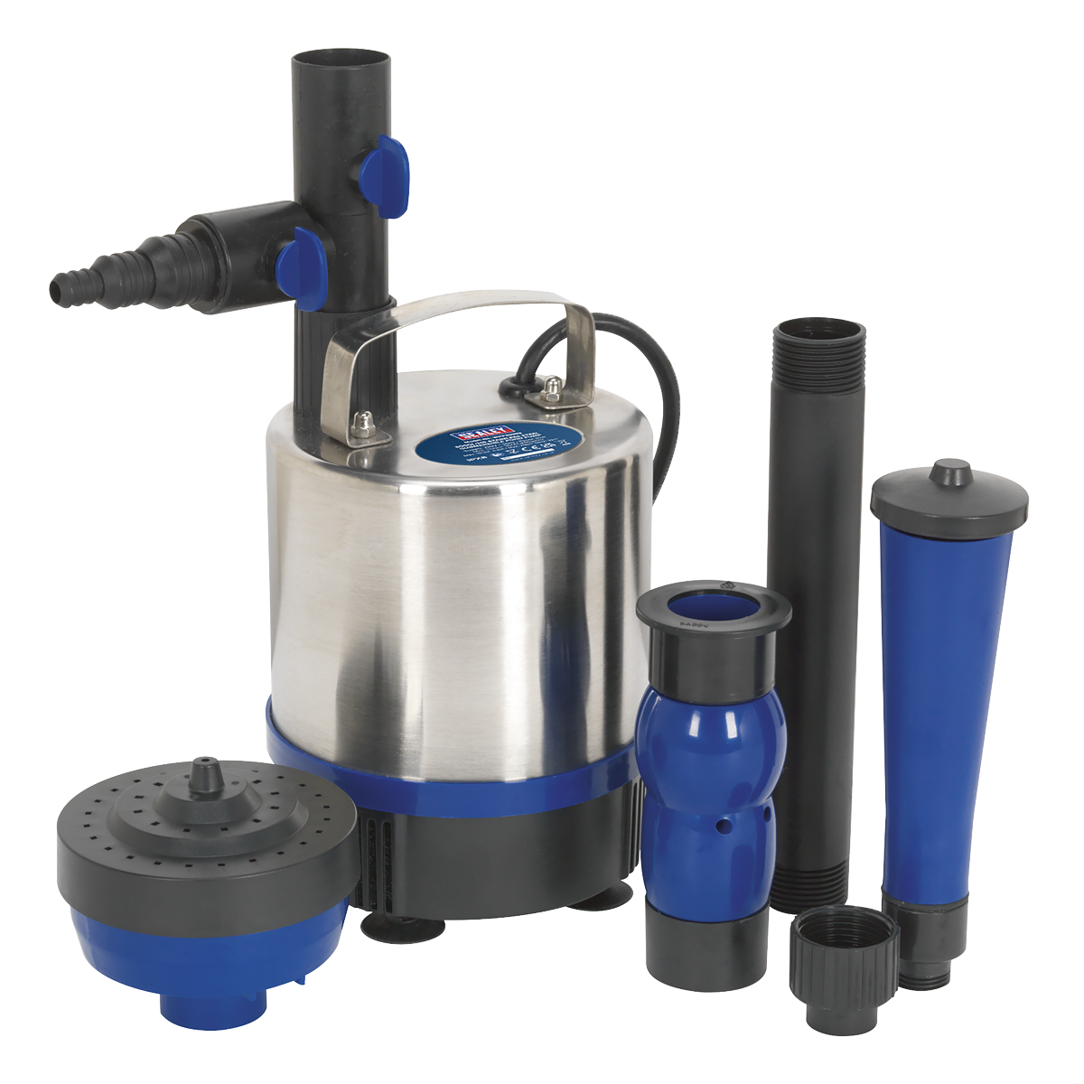 Sealey 3000L/hr Stainless Steel Submersible Pond Pump WPP3000S