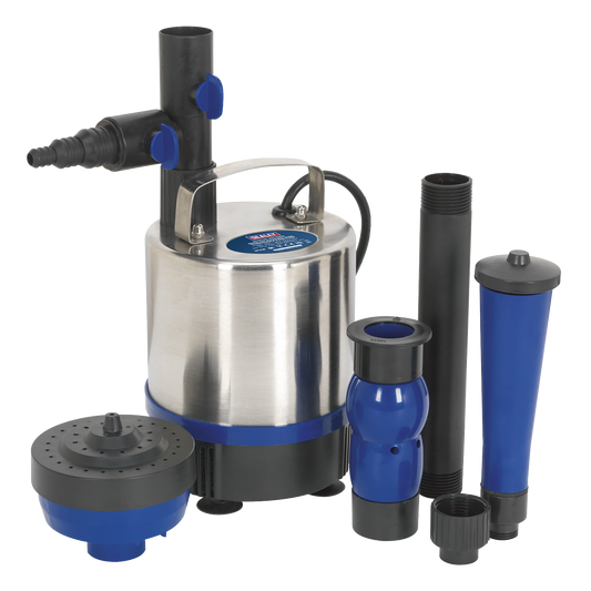 Sealey 3000L/hr Stainless Steel Submersible Pond Pump WPP3000S