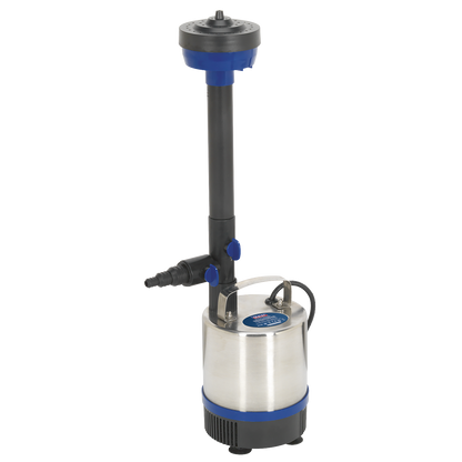 Sealey 3000L/hr Stainless Steel Submersible Pond Pump WPP3000S