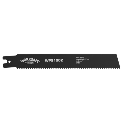 Sealey 200 x 25 x 1.7mm 8tpi Pipe Saw Blade - Pack of 5 WPS1002
