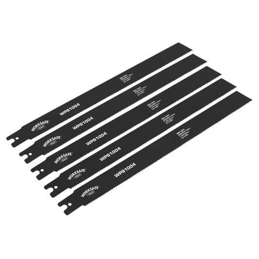 Sealey 300 x 25 x 1mm 10-14tpi Pipe Saw Blade - Pack of 5 WPS1004