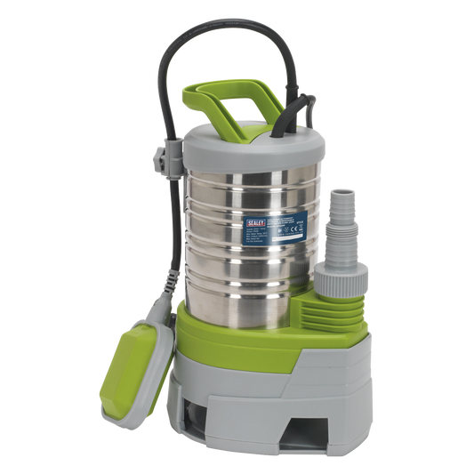 Sealey 225L/min Automatic Stainless Submersible Dirty Water Pump WPS225P