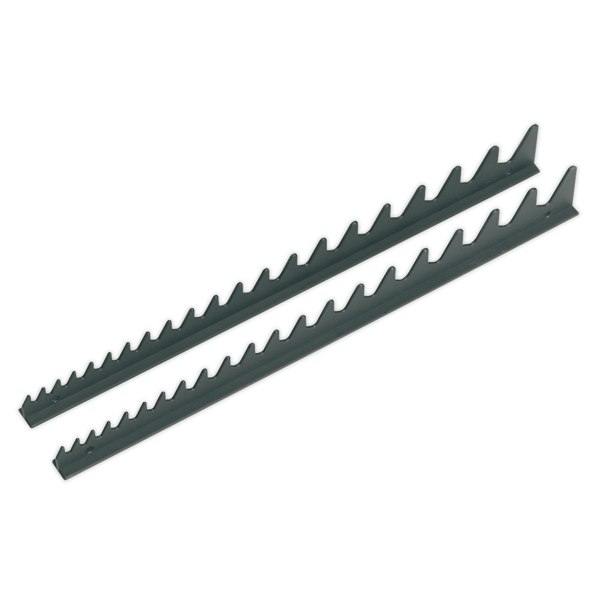 Sealey 2pc Sharks Teeth Spanner Rack - Capacity 20 Spanners WR01