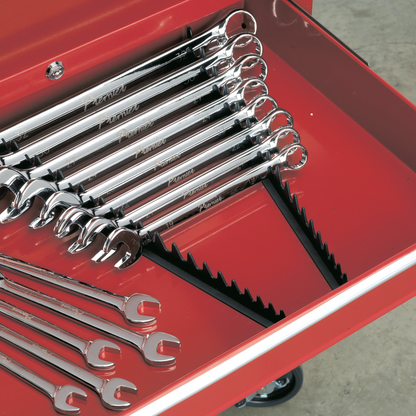 Sealey 2pc Sharks Teeth Spanner Rack - Capacity 20 Spanners WR01