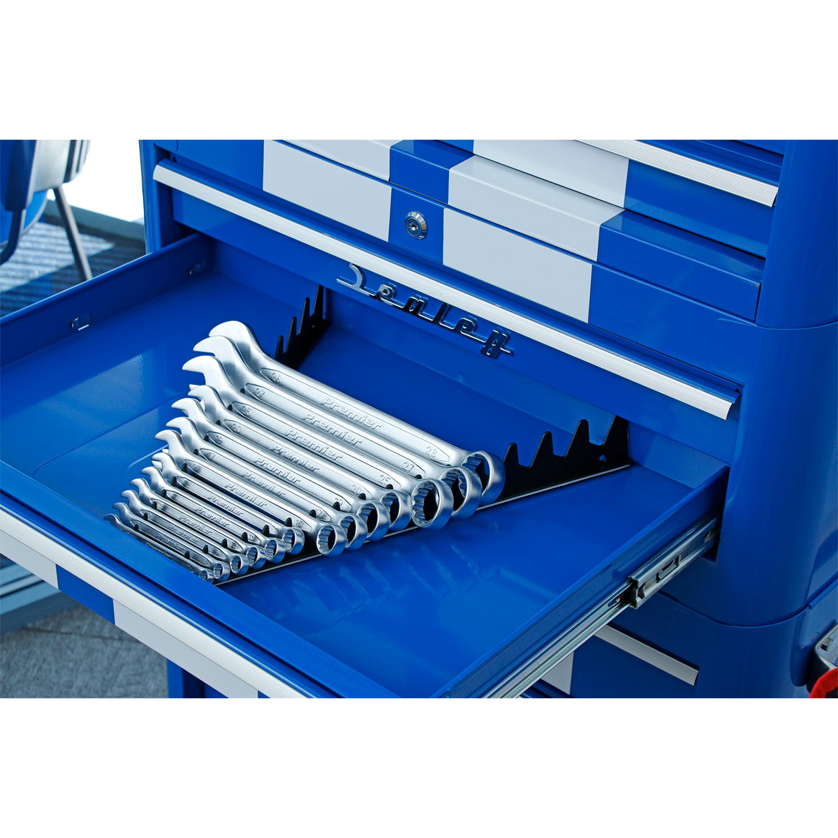 Sealey 2pc Sharks Teeth Spanner Rack - Capacity 20 Spanners WR01