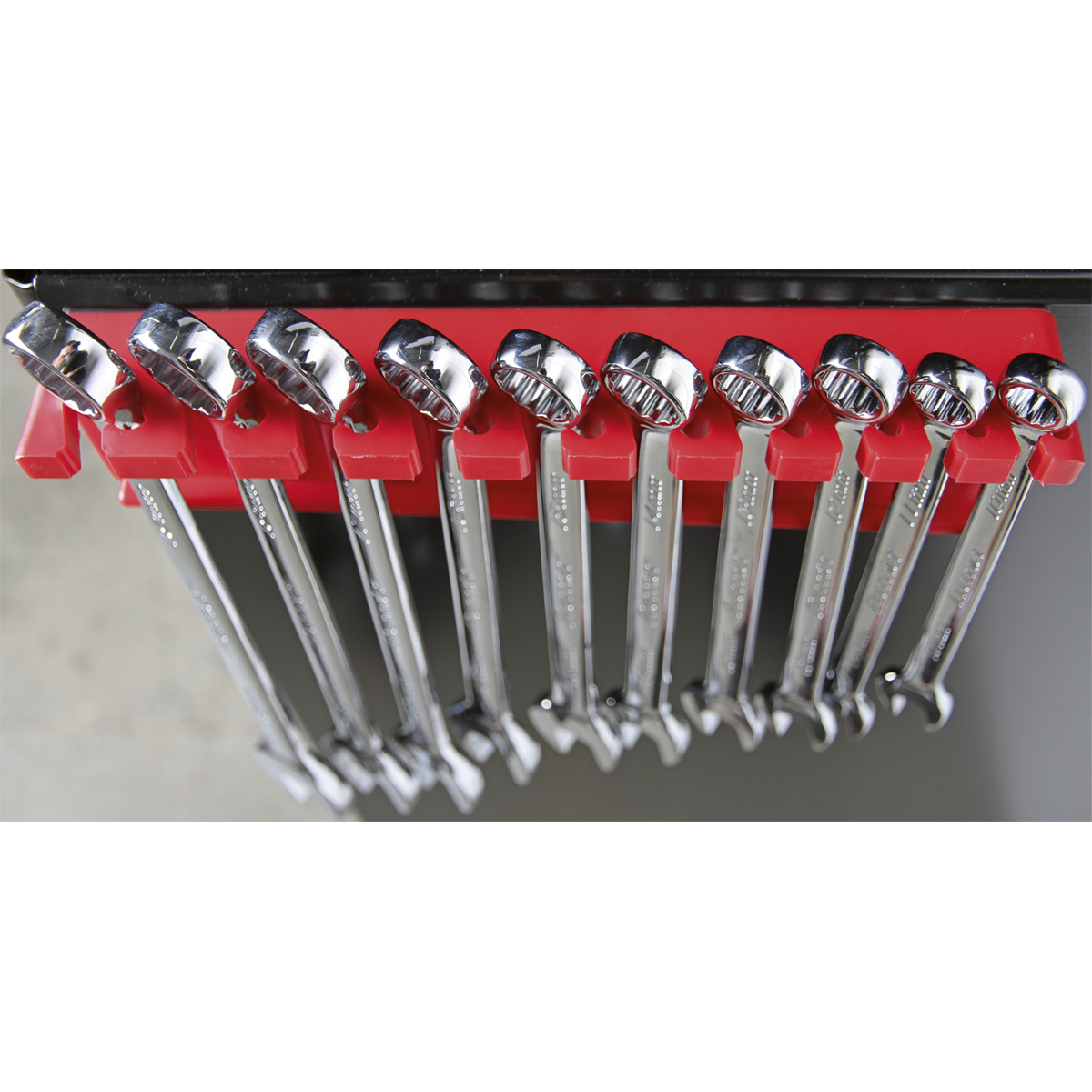 Sealey 10 Spanner Capacity Magnetic Spanner Rack WR06