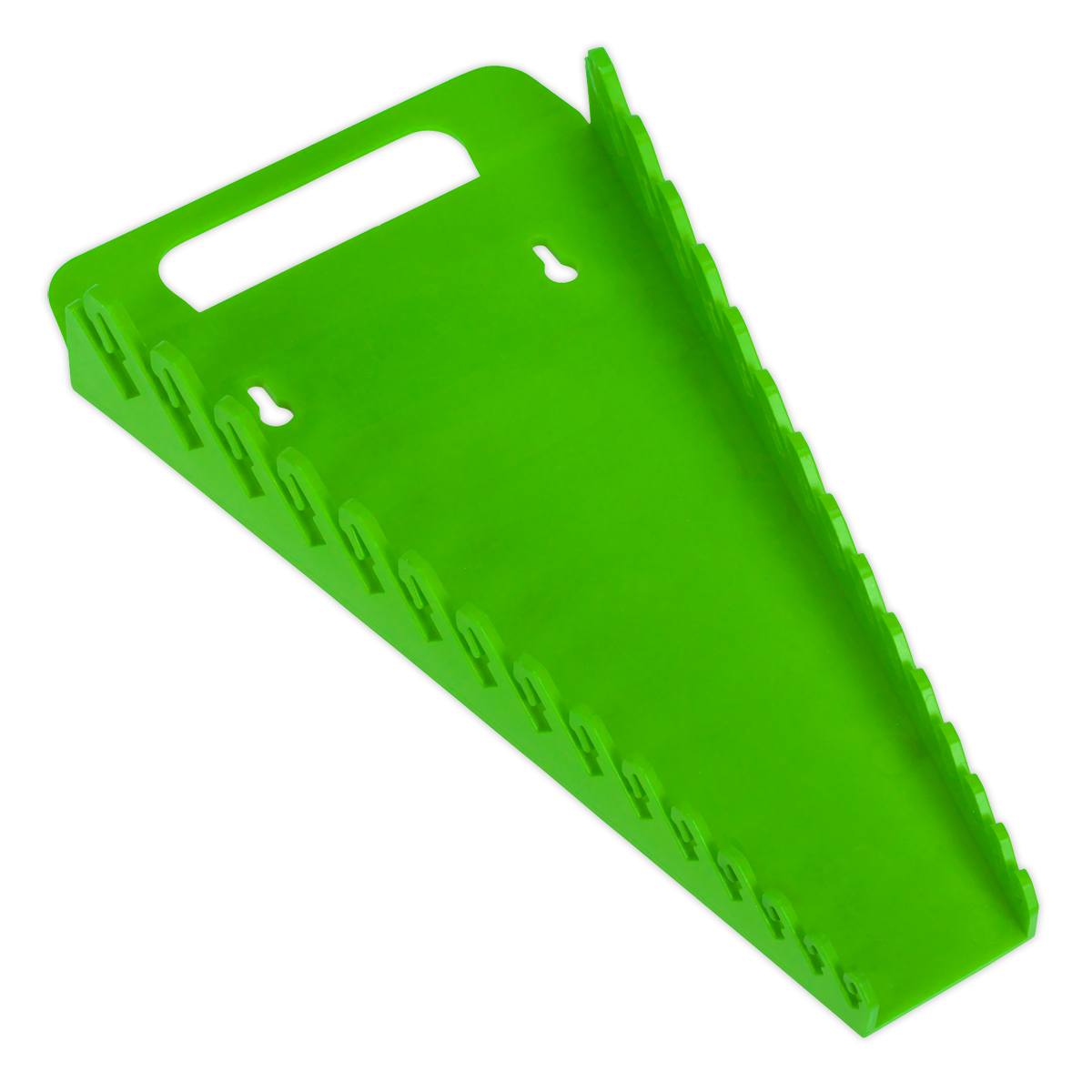 Sealey Spanner Rack Capacity 15 Spanners - Hi-Vis Green WR08HV