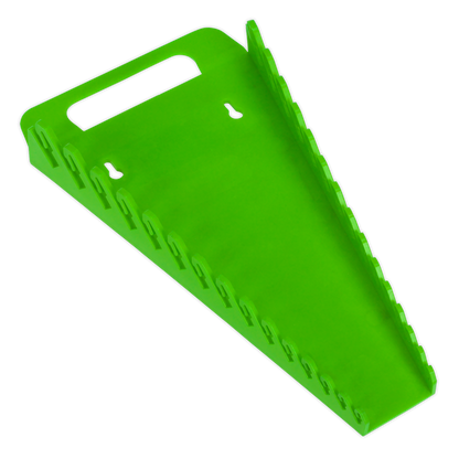 Sealey Spanner Rack Capacity 15 Spanners - Hi-Vis Green WR08HV