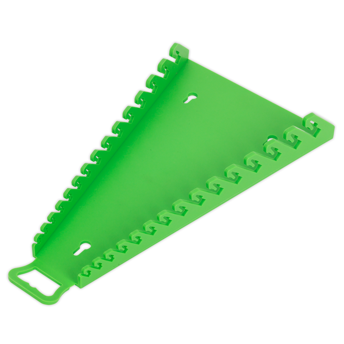 Sealey Reverse Spanner Rack Capacity 15 Spanners - Hi-Vis Green WR09HV