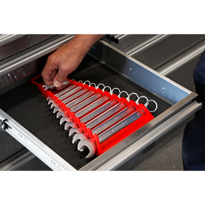 Sealey Reverse TPR Spanner Rack - Capacity 15 Spanners WR09