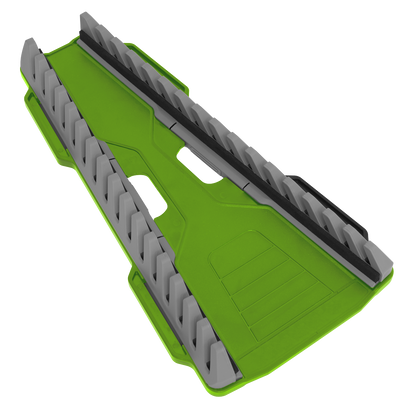 Sealey 16pc Reversible Spanner Rack - Hi-Vis Green WR11HV