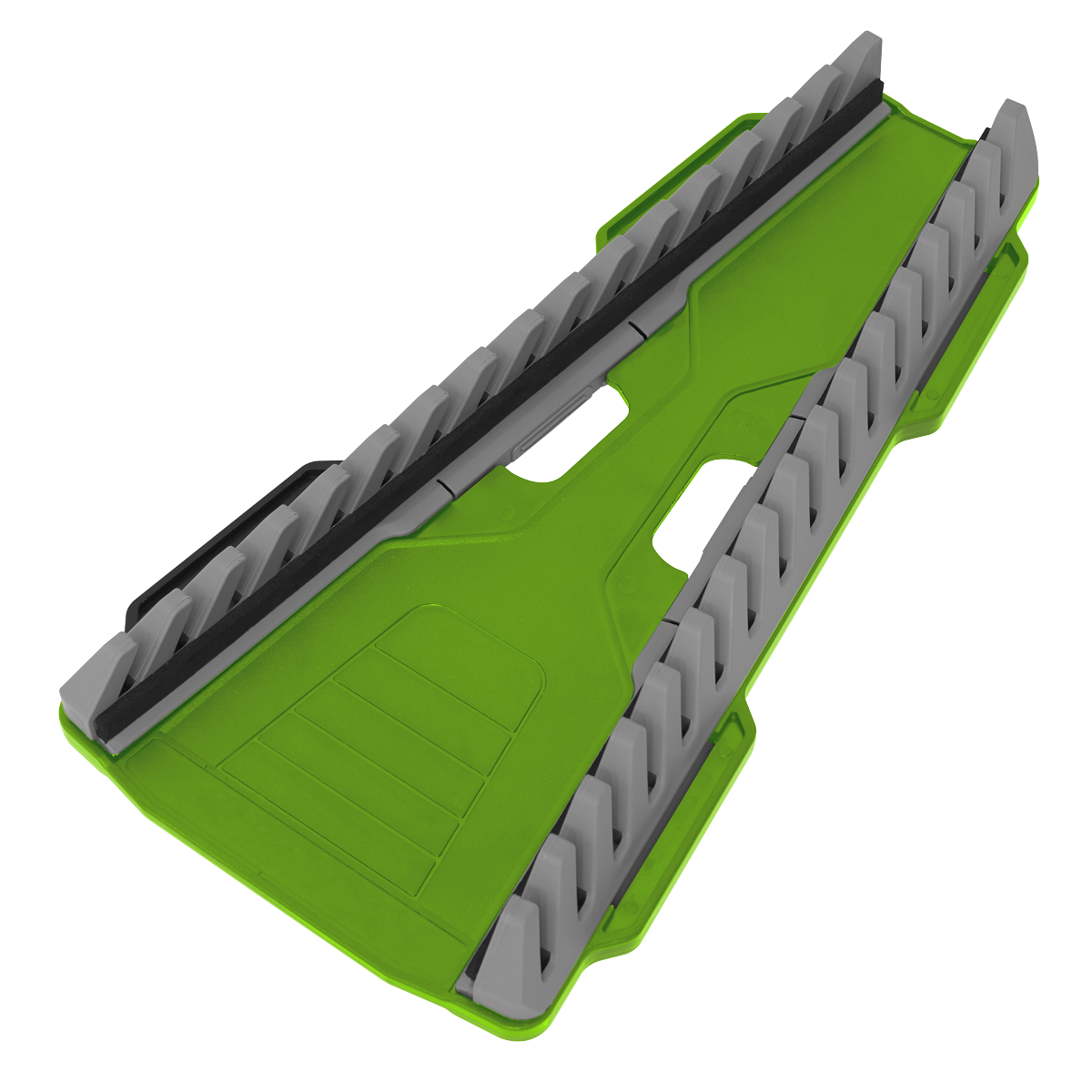 Sealey 16pc Reversible Spanner Rack - Hi-Vis Green WR11HV
