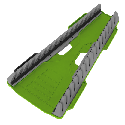 Sealey 16pc Reversible Spanner Rack - Hi-Vis Green WR11HV