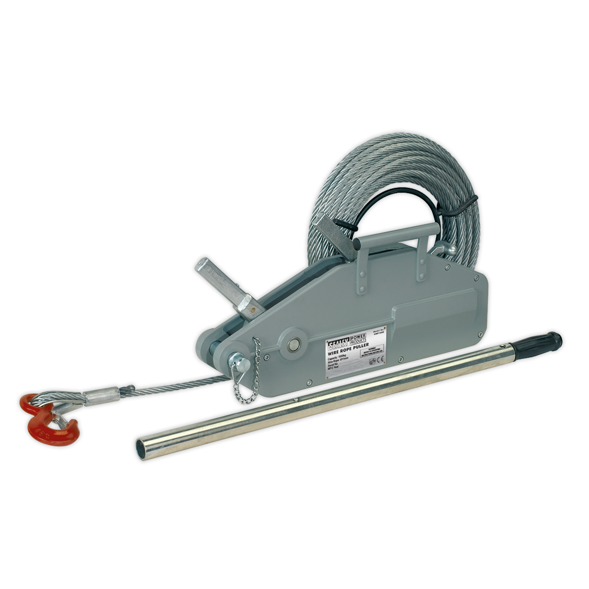 Sealey 1600kg Wire Rope Puller WRP1600