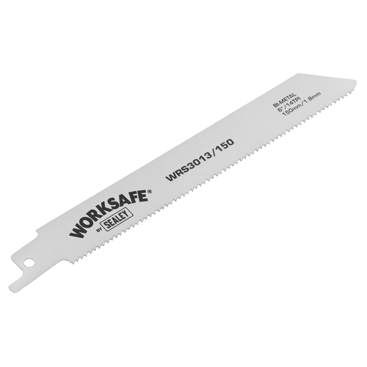Sealey 150mm 14tpi Reciprocating Saw Blade - Pack of 5 WRS3013/150