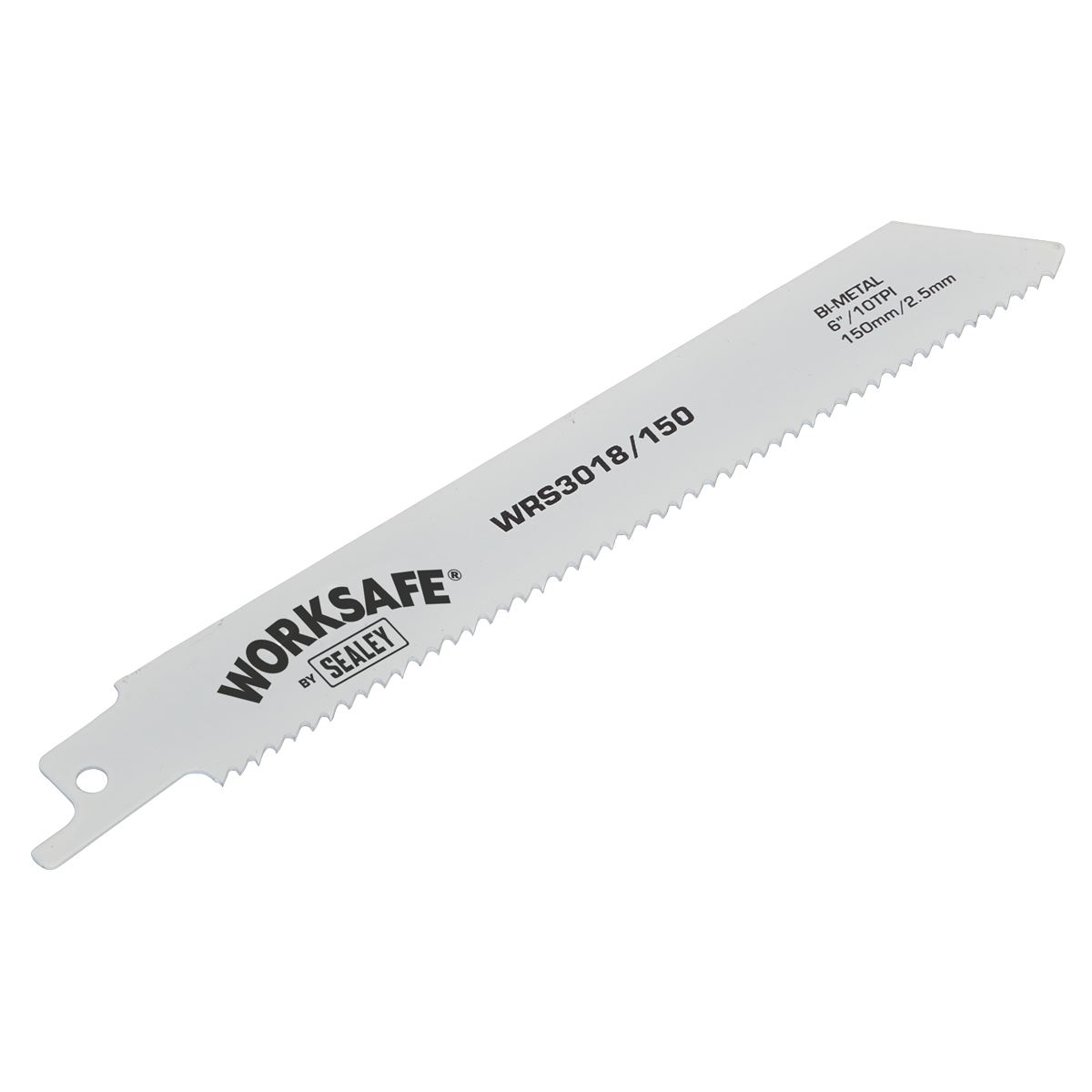 Sealey 150mm 10tpi Reciprocating Saw Blade - Pack of 5 WRS3018/150