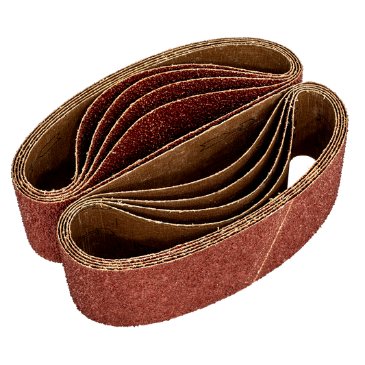 Sealey 75 x 533mm Sanding Belt 40Grit - Pack of 10 WSB5340