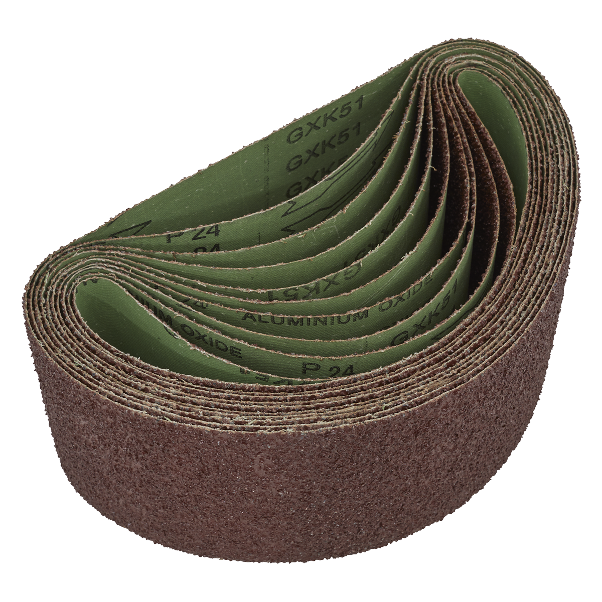 Sealey 100 x 610mm Sanding Belt 24Grit - Pack of 5 WSB61245