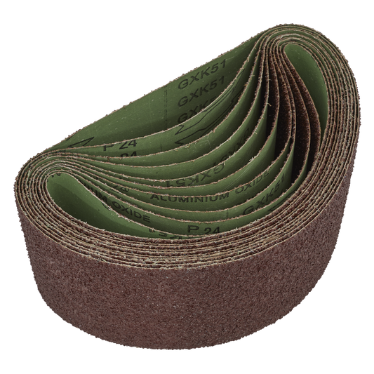 Sealey 100 x 610mm Sanding Belt 24Grit - Pack of 5 WSB61245