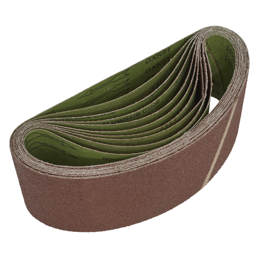 Sealey 100 x 610mm Sanding Belt 40Grit - Pack of 10 WSB6140