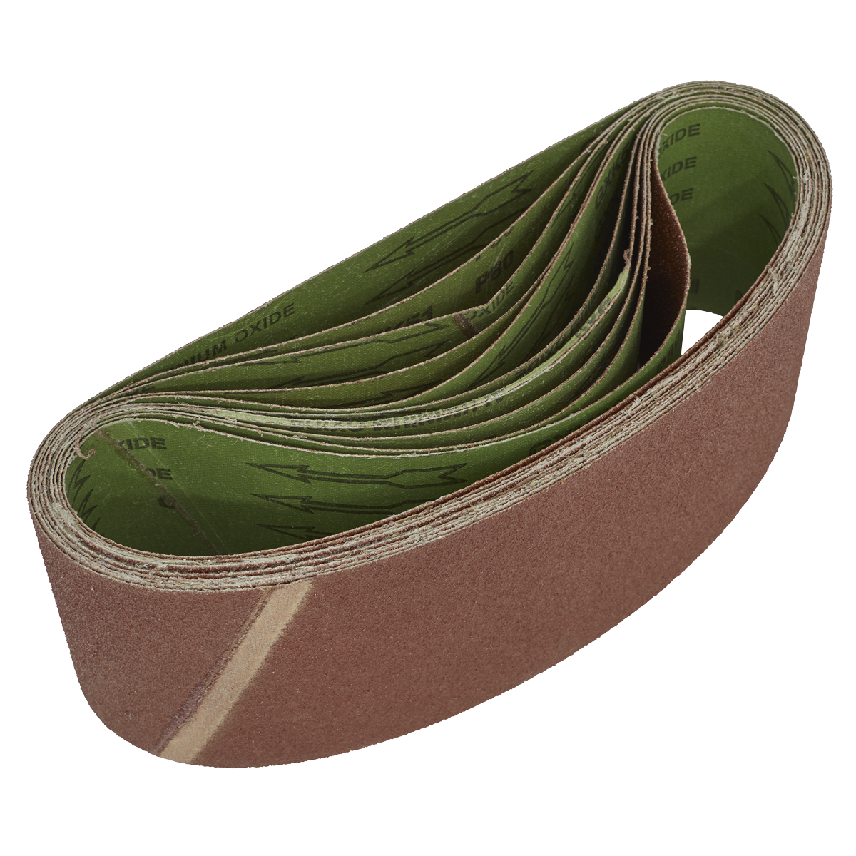 Sealey 100 x 610mm Sanding Belt 80Grit - Pack of 10 WSB6180