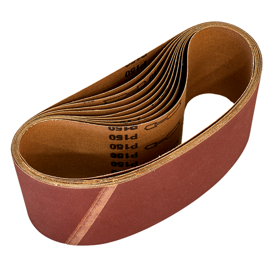 Sealey 100 x 620mm Sanding Belt 150Grit - Pack of 10 WSB62150