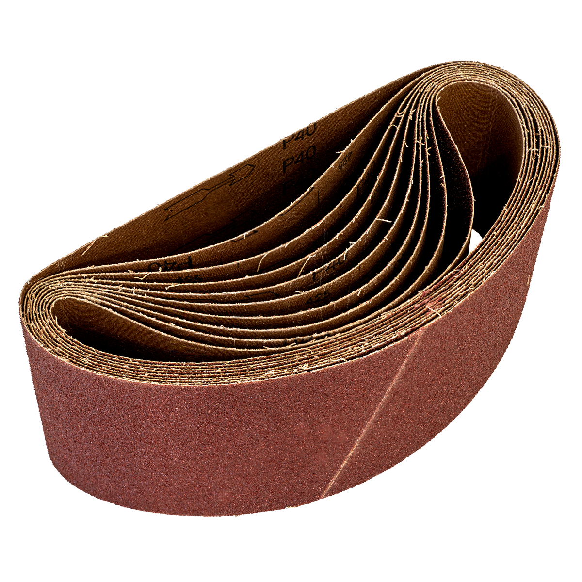 Sealey 100 x 620mm Sanding Belt 40Grit - Pack of 10 WSB6240