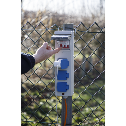 Sealey 15m Caravan & Camping Mains Unit with RCD WSC16133