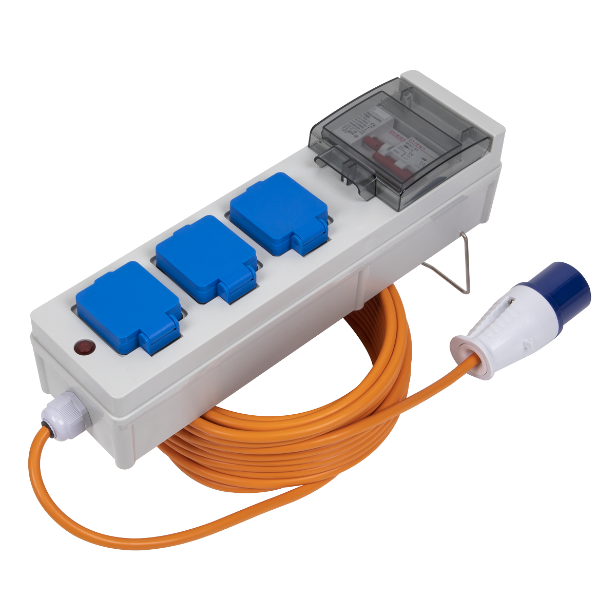Sealey 15m Caravan & Camping Mains Unit with RCD WSC16133