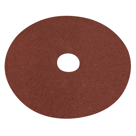 Sealey Ø125mm Fibre Backed Disc 40Grit - Pack of 25 WSD540