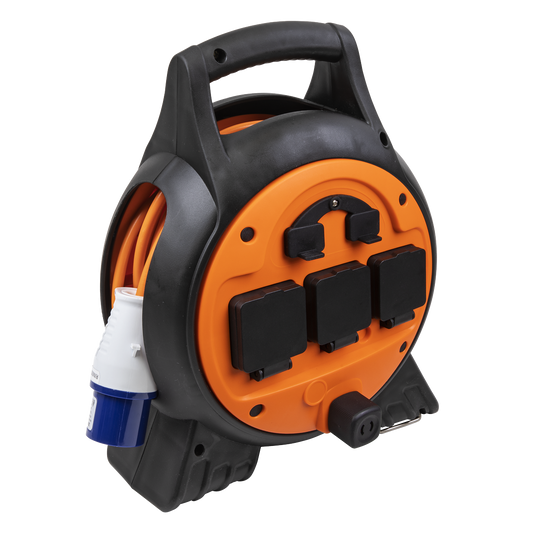 Sealey 15m Caravan & Camping Cable Reel with RCD WSPC1633U