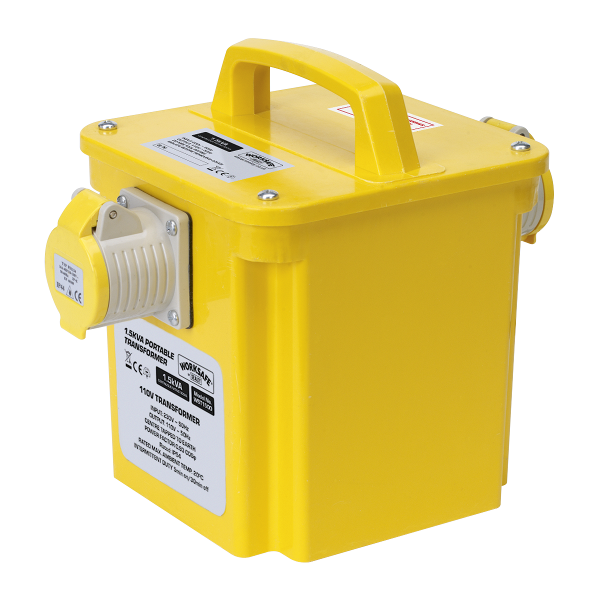 Sealey 1.5kVA Portable Transformer WST1500
