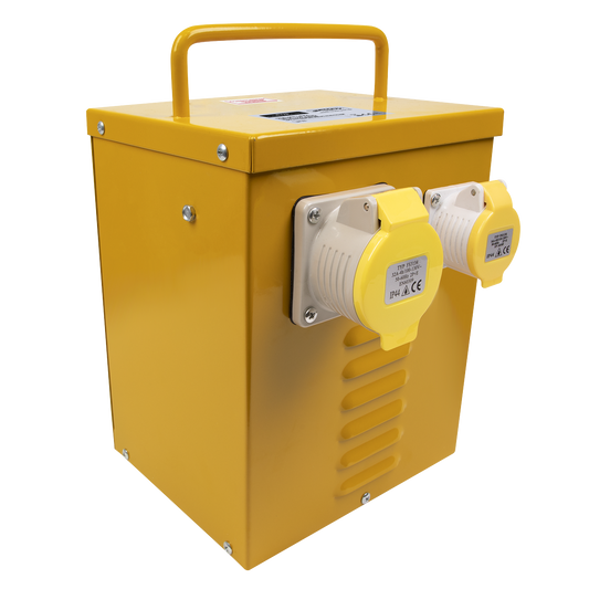 Sealey 5kVA Portable Vented Transformer 16/32A Outlets WST5000MV/2