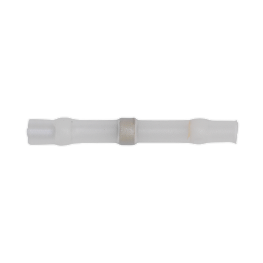 Sealey White Heat Shrink Solder Butt Connector Terminal - Pack of 25 WTSSB25