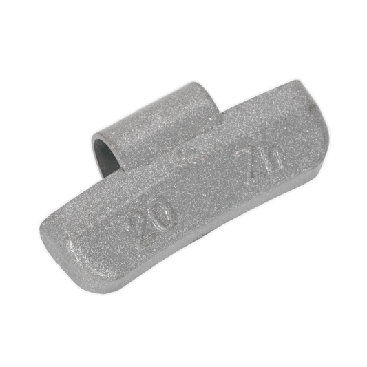 Sealey 20g Wheel Weights Hammer-On Plastic Coated Zinc - Alloy Wheels - Pack of 100 WWAH20