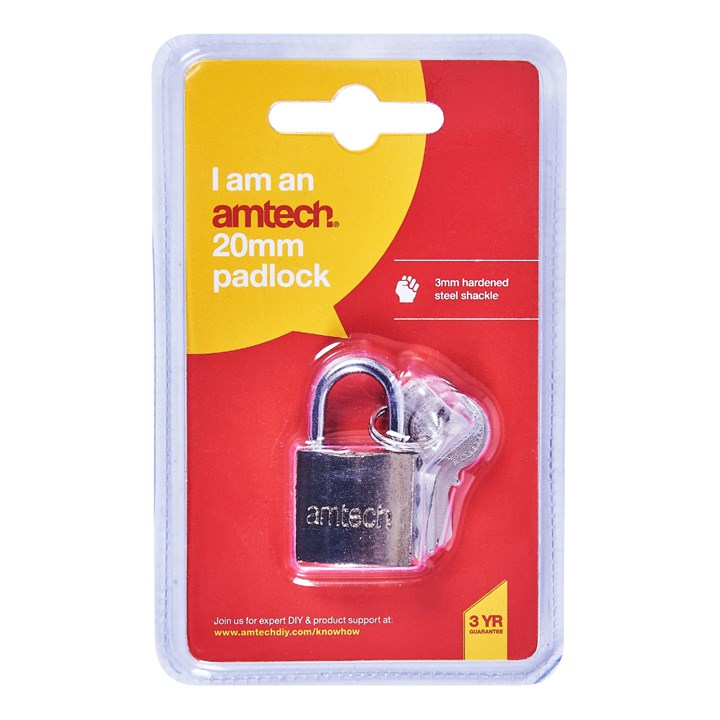 Amtech 20mm Padlock XXSEL20