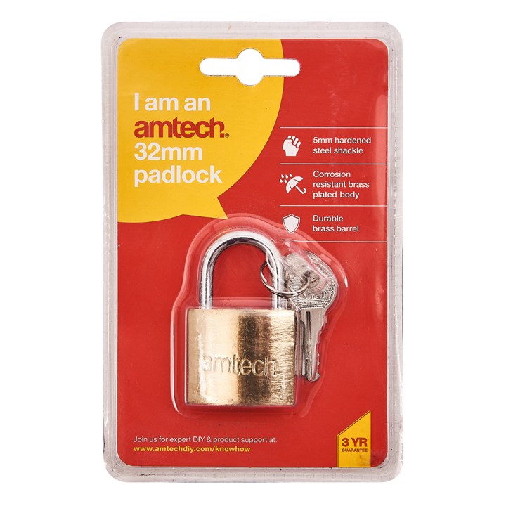 Amtech 32mm Padlock XXSEL32