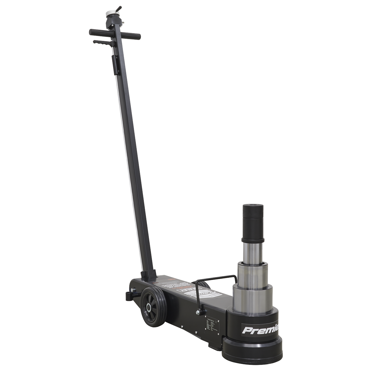 Sealey 20-60tonne Air Operated Long Reach/Low Entry Telescopic Jack YAJ20-60LR