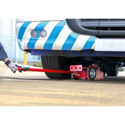 Sealey 20tonne Air Operated Trolley Jack - Single Stage YAJ20B