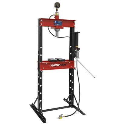 Sealey 20tonne Floor Type Air/Hydraulic Press YK20FAH