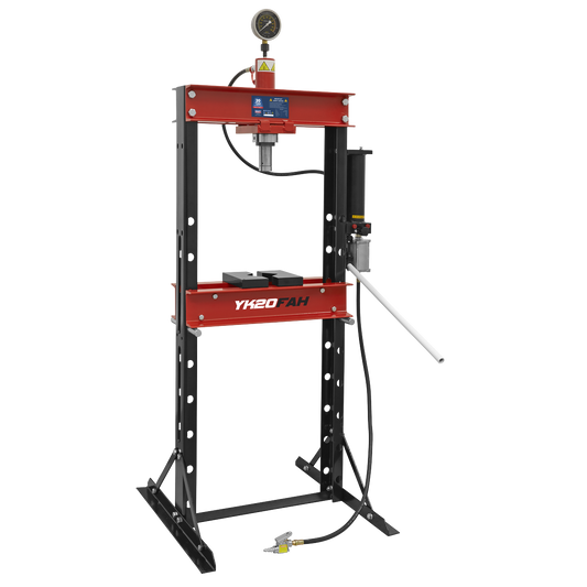 Sealey 20tonne Floor Type Air/Hydraulic Press YK20FAH