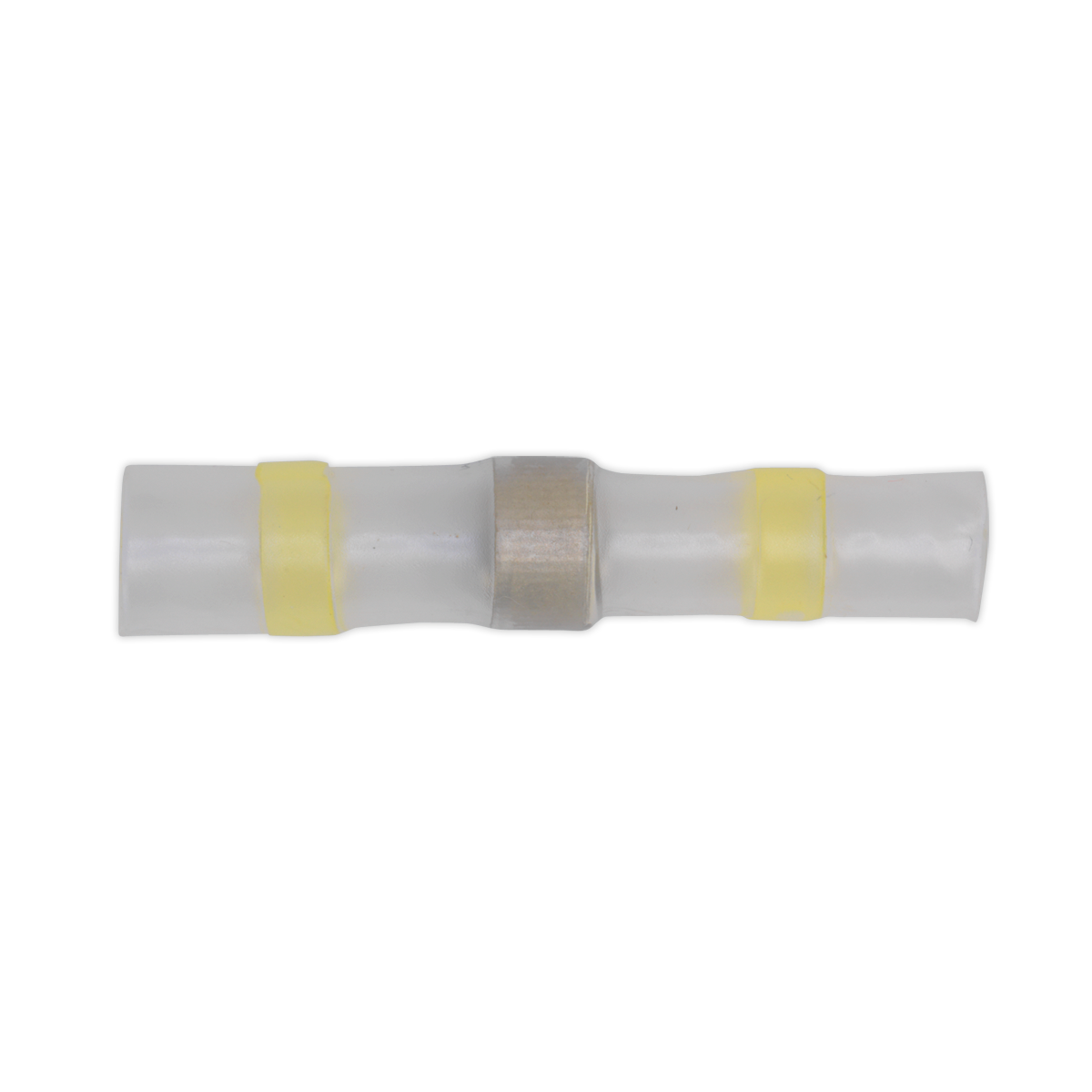 Sealey Yellow Heat Shrink Solder Butt Connector Terminal - Pack of 25 YTSSB25